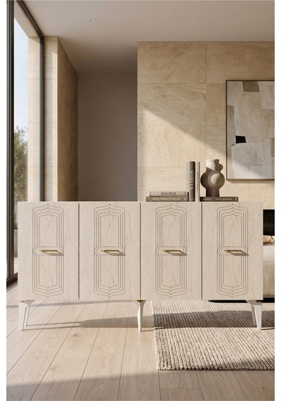 Ka1545btg Rıva Konsol Beyaz-traverten-gold 150cm Beyaz - Traverten - Altın Ka1545btg Rıva Konsol Beyaz-traverten-gold 150cm Beyaz - Traverten - Altın