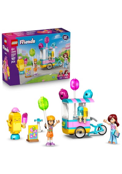 LEGO® Friends Dondurma ve Balon Standı 42692 - 6 Yaş Üzeri Çocuklar için Minifigür İçeren Yaratıcı Oyuncak Yapım Seti (107 Parça)