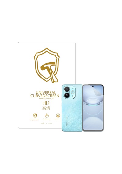 Tecno Spark 30c 5g İle Uyumlu Full Tpu Nano Ön Ekran Koruma Filmi - Ekm101