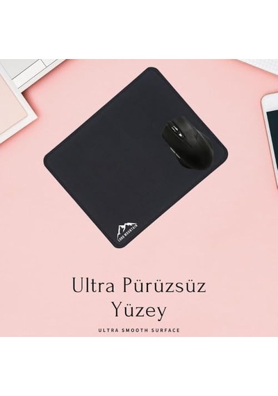 Oyuncu Gamer Mouse Pad,fare Altlığı,kenar Dikişli Masa Pedi,kaymaz Taban,ofis Tipi 30x25 Cm Small