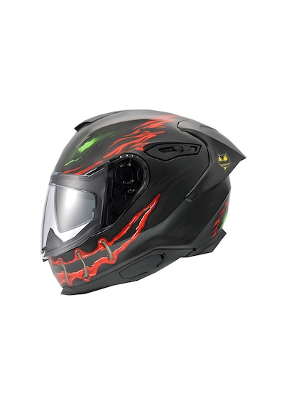 Nexx Y.100R Night Rider Kapalı Motosiklet Kaskı Mat Siyah