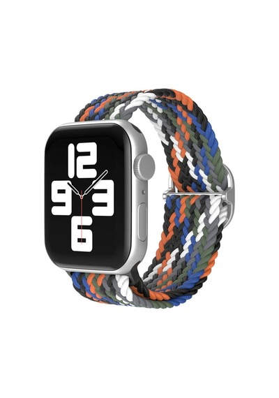 Apple Watch 42mm Star Kordon - Gri-turuncu