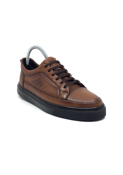 Taşpınar %100 Hakiki Deri Erkek Yazlık Rahat Günlük Sneaker Ayakkabı 40-44 Taba