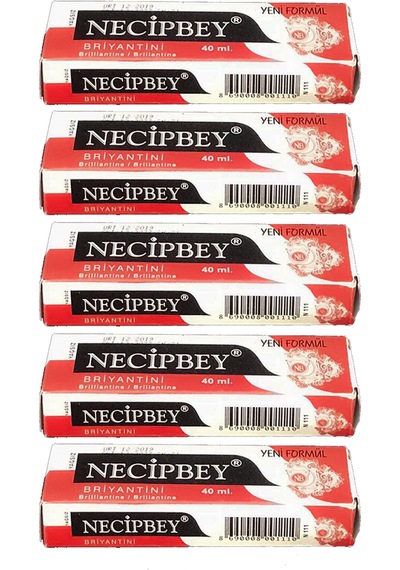 Necipbey Yağsız Briyantin 5 x 40 ML