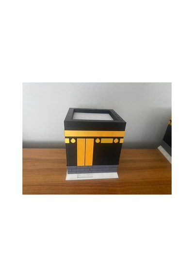 Üçlü Maket Set Küçük Boy Kabe-mescidi Aksa-yeşil Kubbe Gri