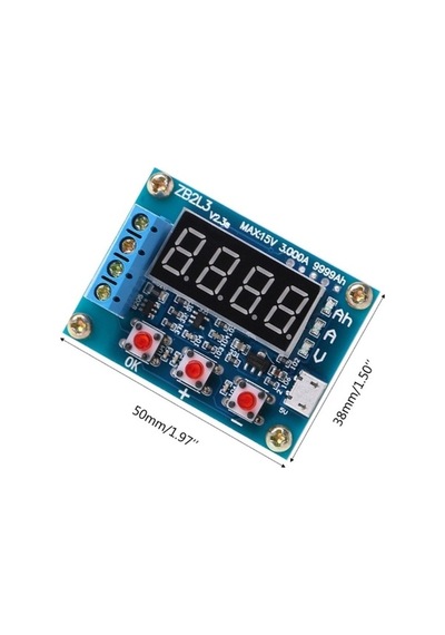 Haikou Zb2l3 V Test Pil Pil Ölçer Lityum Li-ion Kurşun Kapasitesi Kapasitesi Cihazı Asit 18650 1.2-12 Yt Diğer