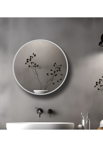 Fulya Aynalı Banyo Dolabı /Banyo Dolabı Aynalı / Lavabo Üstü Dolap / Beyaz 60Cm Beyaz
