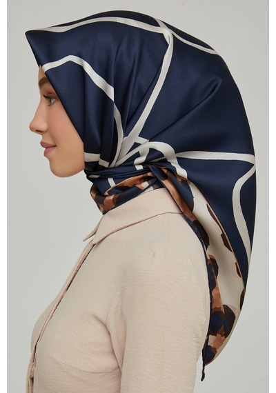 Armine Özel Nostalji Serisi Twill İpek Eşarp Modelleri 8653D-21