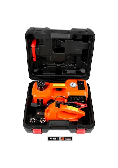 Assur 5'i 1 Arada 5 Ton Hidrolik Kriko 12v Hava Kompresörü & Bijon Sökme Sıkma Makinesi-3285