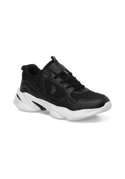 U.s. Polo Assn. Bob Wmn 5fx Siyah Kadın Sneaker Siyah-beyaz