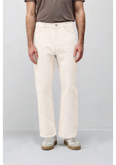 Antioch Baggy Fit Erkek Jean Ekru