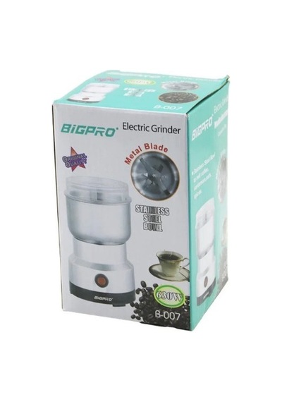 Çelik Bıçaklı Baharat Kahve Öğütücü 630w 4 Bıçaklı Elektrikli Öğütücü Gümüş - Gri