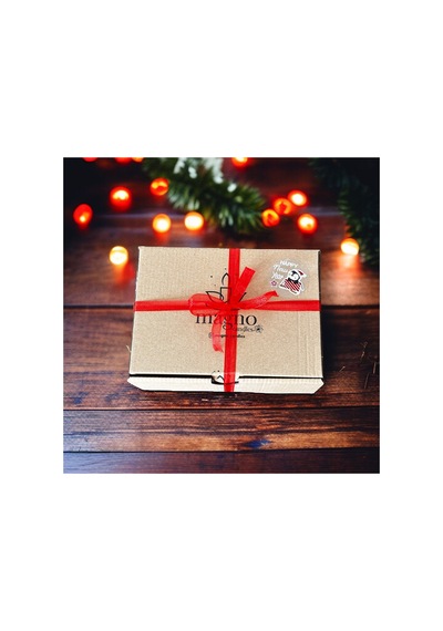 Yılbaşı Christmas Yeniyıl Dekoratif Viski Geyik Ağaç Kokulu Mum Ekru
