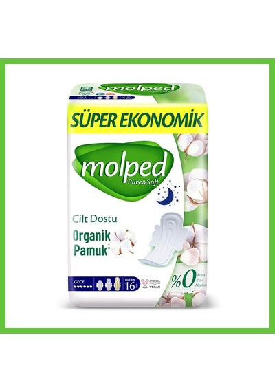 Bezos Pure&soft Gece Ped Süper Eko 16 Adet Dmc