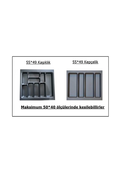 55x49 Kaşıklık ve Kepçelik 2'li Set (Ücretsiz Kesim)