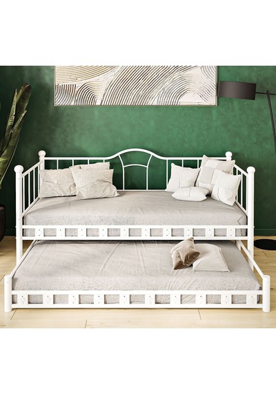 Missidea Kamelya Daybed Yavrulu Beyaz Karyola 90x200 Cm 90 x 200 Missidea Kamelya Daybed Yavrulu Beyaz Karyola 90x200 Cm 90 x 200