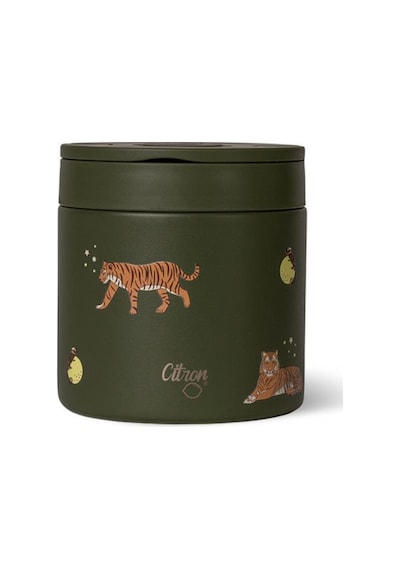 Citron Vakumlu Paslanmaz Çelik Yemek Termosu 350 Ml - Tiger Siyah