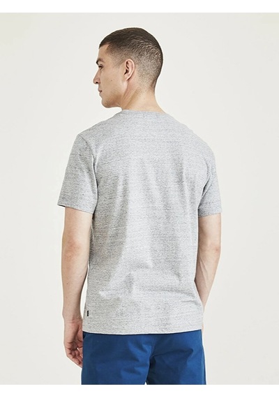 Dockers T3 Crewneck Tee Smokestack Heather Erkek Gri T-shirt - A3143