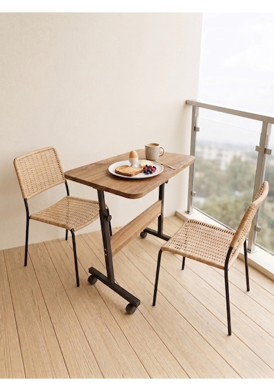 Yükseklik Ayarlı - Atlantik Çam Tekerli 60x40 Oval Kenar Scbalkon1 Dar Balkonlar İçin Kahvaltı Yemek Masası Atlantik - Çam Yükseklik Ayarlı - Atlantik Çam Tekerli 60x40 Oval Kenar Scbalkon1 Dar Balkonlar İçin Kahvaltı Yemek Masası Atlantik - Çam
