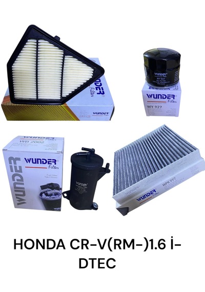 Honda Cr-v Iv Rm 1.6 İ-dtec 4lü Filtre Seti