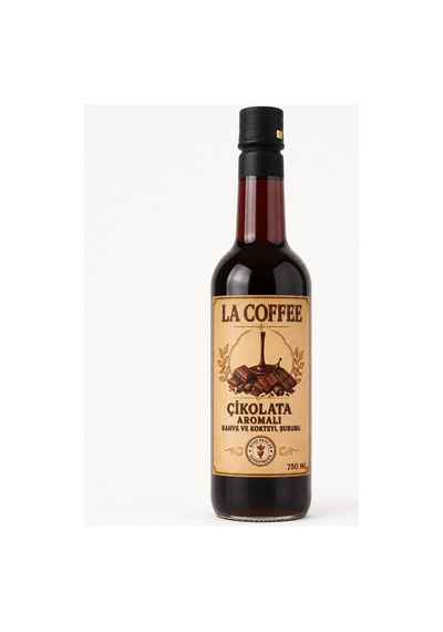 La Coffee Çikolata Aromalı Kahve Ve Kokteyl Şurubu 750 Ml - %100 Pancar Şekerli