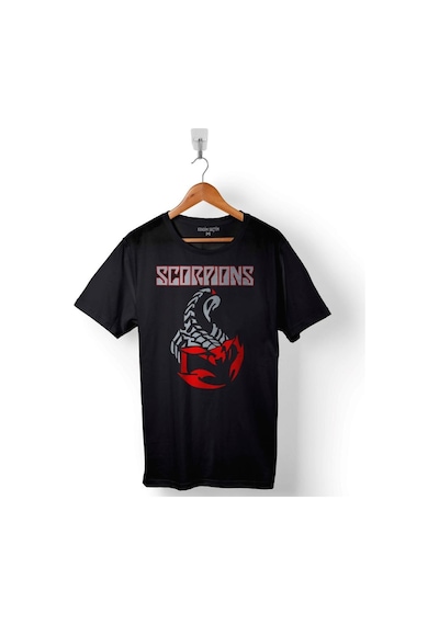 Scorpions Buen Metal Rock Akrep Burcu Baskılı Tişört Unisex T-shirt 001