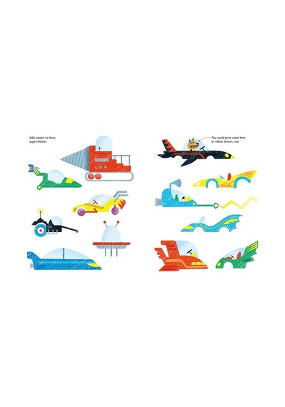 Usborne Fingerprint Activities - Superheroes