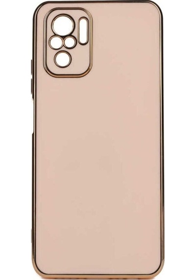 Xiaomi Redmi Note 10s Kılıf Zore Bark Kapak Rose Gold