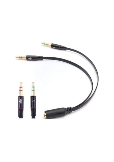 Kulaklık Mikrofon Ayırıcı 3.5mm Çevirici Switch Splitter 4457