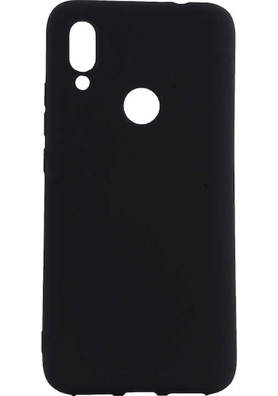 Noktaks - Xiaomi Uyumlu Xiaomi Redmi 7 - Kılıf Mat Renkli Esnek Premier Silikon Kapak - Siyah