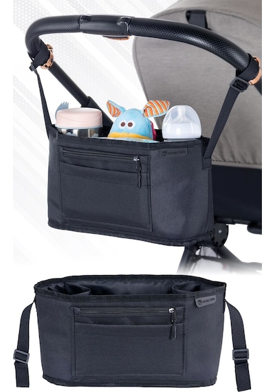 Kinder Baby Tiny Bebek Bakım Çantası Taşınabilir Organizer Siyah Siyah