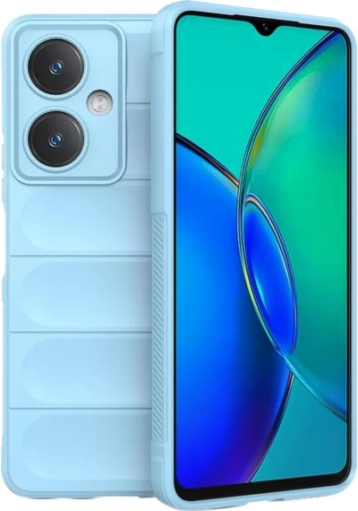 Newface Vivo Y27 Kılıf Optimum Silikon - Sky Blue Açık Mavi