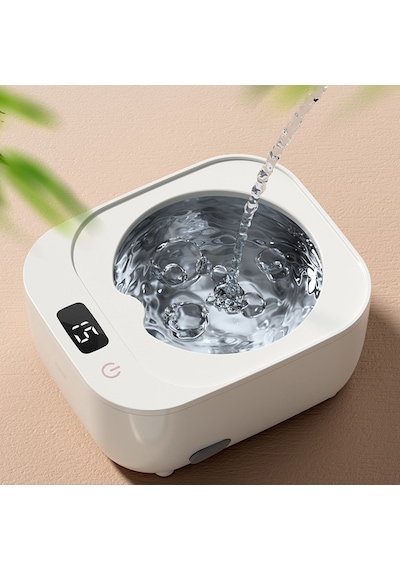 Mioji Mio Uv2c Ultrasonic Protez, Dişlik Ve Takma Diş Temizlik Cihazı Beyaz