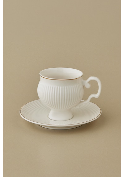 Karaca Malta 2 Kişilik Çay Fincan Takımı 210 Ml Beyaz