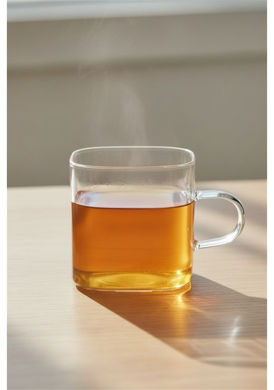 6 Kişilik Kare Kahvaltı Çay - Espresso Kahve Kupası Seti Beyaz