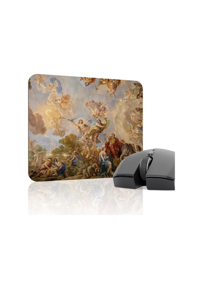 Ortaçağ Sanat Kaymaz Dikişli Kauçuk Oyuncu Mousepad V2 - 22x18 Gaming Mouse Pad Fare Altlığı