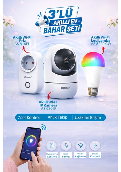Alpsmart Akıllı Ev Güvenlik Seti