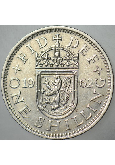 Birleşik Krallık 1 Şilin 1962 Kraliçe Iı. Elizabeth 23 Mm. İngiltere.