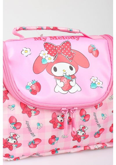 X Dekomus Lisanslı My Melody Yeni Sezon Sweet Berry Collection Termoslu Beslenme Çantası Açık Gri