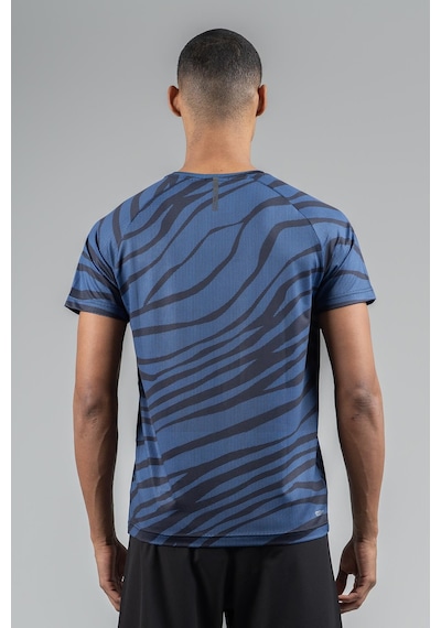 Maraton Regular Erkek Bisiklet Yaka Saks T-shirt Saks