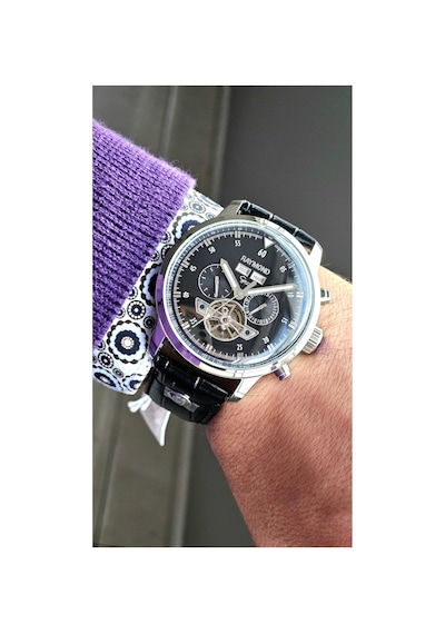 Yeni Rym-4122 Erkek Otomatik Kol Saati - Çelik Kasa Ve Deri Kordon - 2 Yıl Garanti Rose Gold