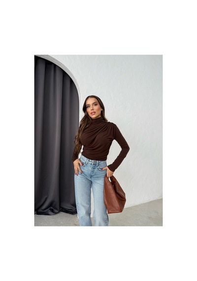 Unika Boutique Büzgülü Bluz siyah