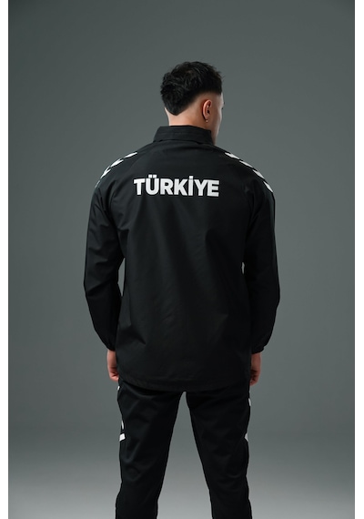 Hummel Line Milli Takım Yağmurluk Siyah