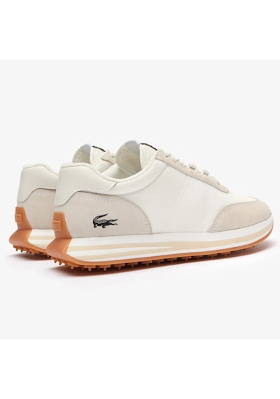 Lacoste L-spin Leather Womens Sneaker Hakiki Deri Kadın Günlük Spor Ayakkabı Krem Krem