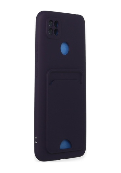 Xiaomi Redmi 9c Uyumlu Kılıf Kelvin Kartvizitli Silikon - Derin Mor