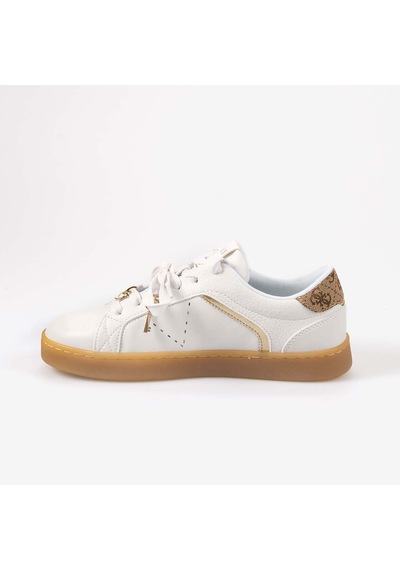 Guess Kadın Vegan Spor & Sneaker Ayakkabı Flfja2ele12 Beyaz