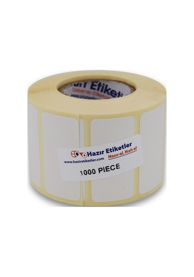 Kuşe Rulo Etiket 45mm X 25mm 1000 Adet