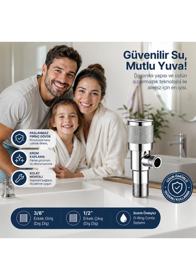 Taharet Musluğu Ara Musluk Krom Kaplama Pirinç Gövde Hijyenik Banyo Musluğu Gümüş