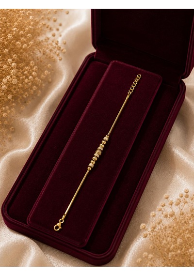 Charm Zirkon Altın Bileklik