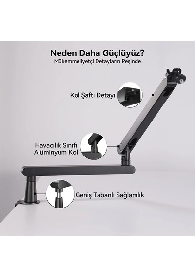 Maono Ba92 Low-profile Boom Arm Mikrofon Standı